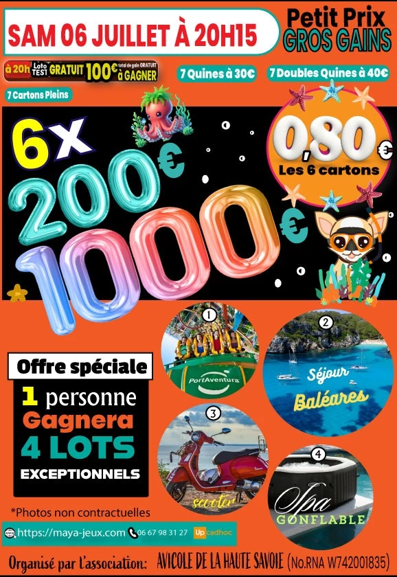 LE JEUDI SPECIAL PETIT PRIX, GROS GAINS